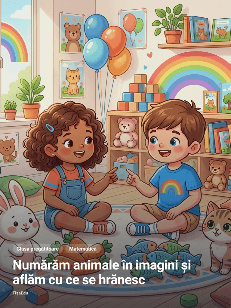 Numărăm animale în imagini și aflăm cu ce se hrănesc