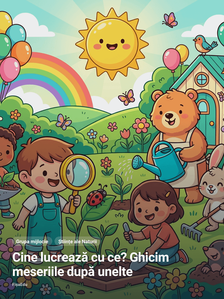 Cine lucrează cu ce? Ghicim meseriile după unelte