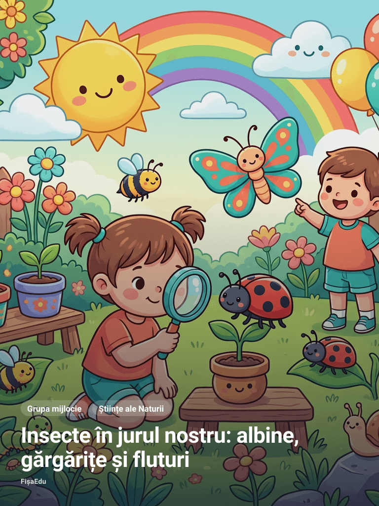 Insecte în jurul nostru: albine, gărgărițe și fluturi