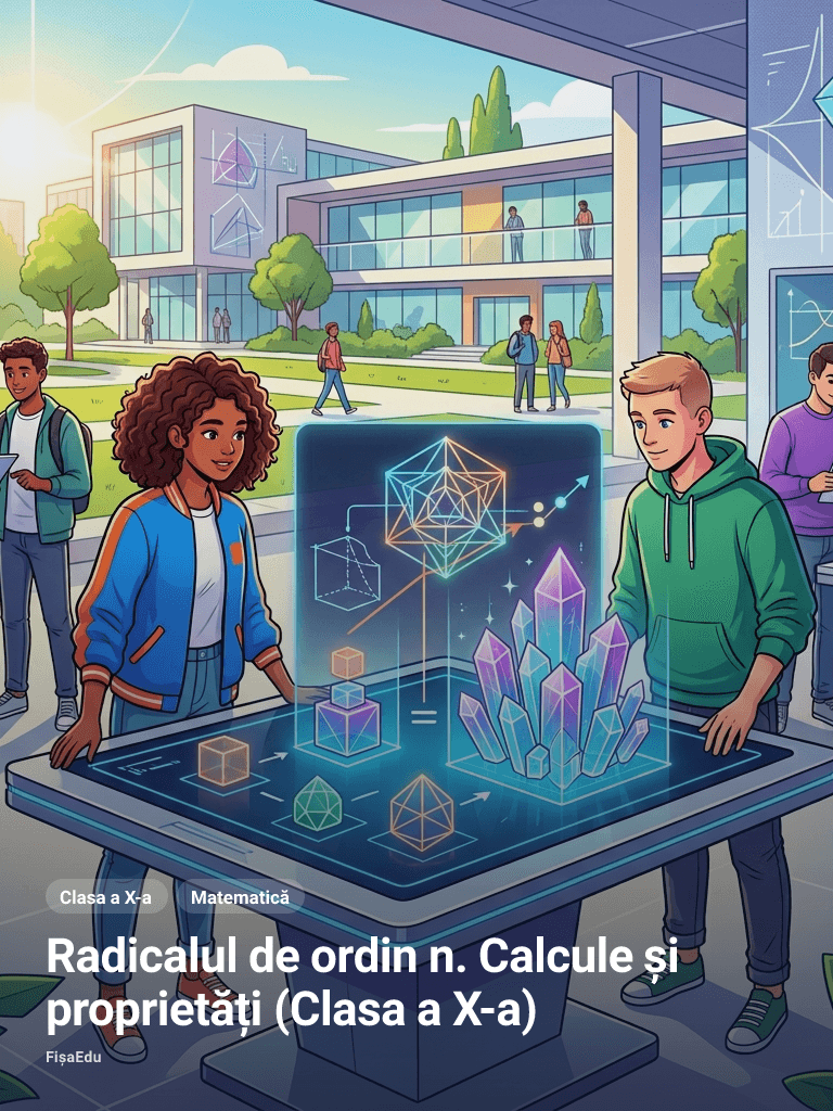 Fișă — Radicalul de ordin n. Calcule și proprietăți (Clasa a X-a)