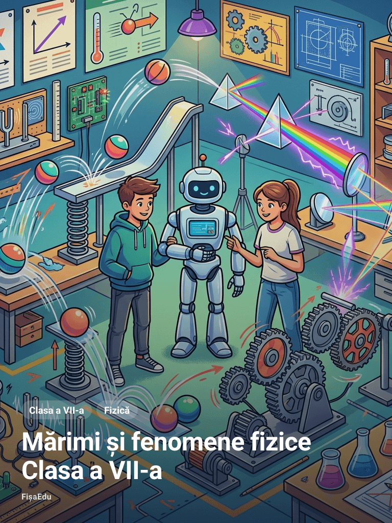 Fișă — Mărimi și fenomene fizice Clasa a VII-a