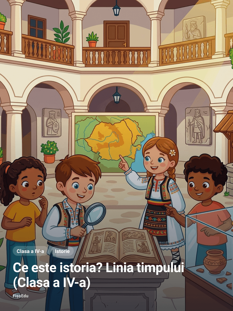 Fișă — Ce este istoria? Linia timpului (Clasa a IV-a)