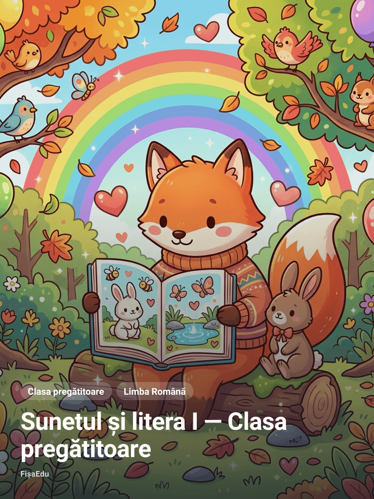 Sunetul și litera I — Clasa pregătitoare