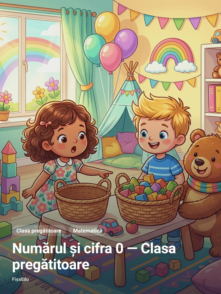 Numărul și cifra 0 — Clasa pregătitoare