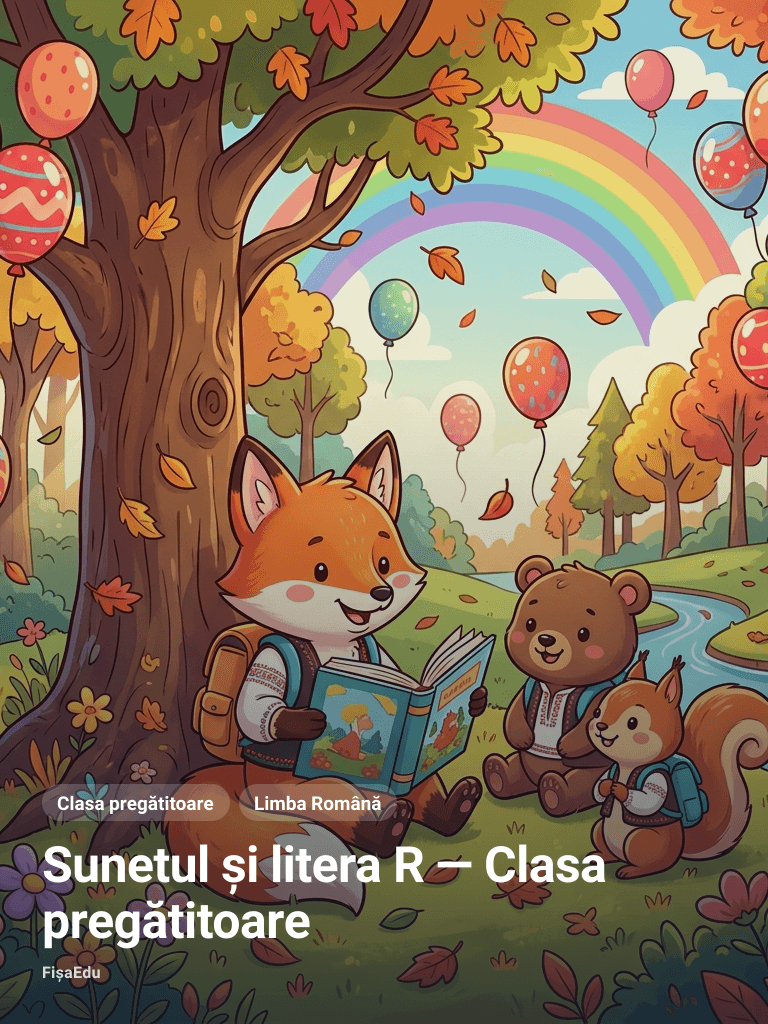 Sunetul și litera R — Clasa pregătitoare
