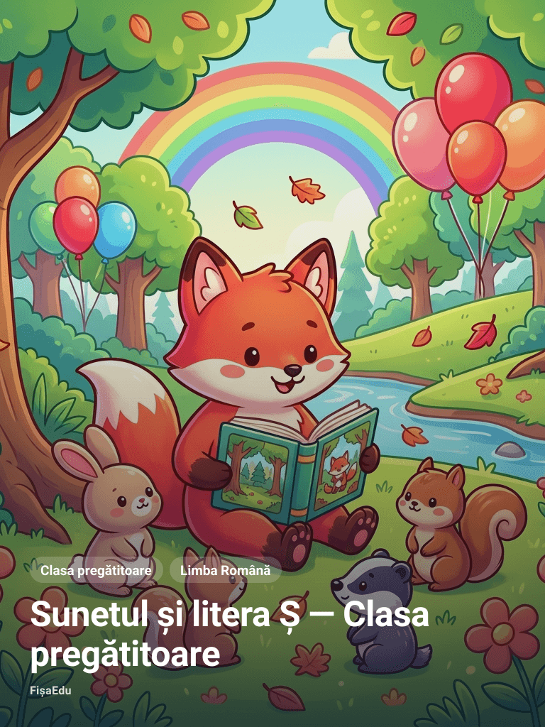 Sunetul și litera Ș — Clasa pregătitoare