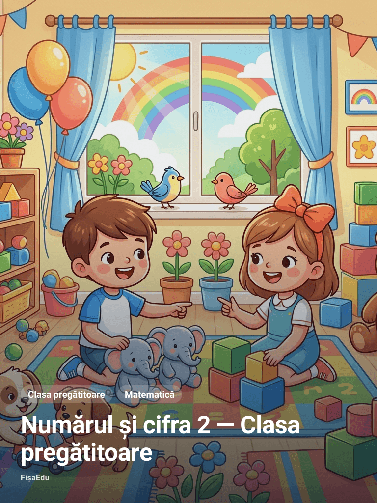 Numărul și cifra 2 — Clasa pregătitoare