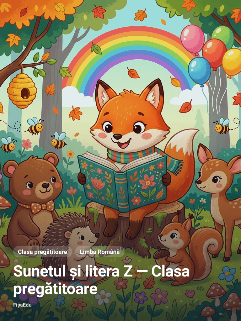 Sunetul și litera Z — Clasa pregătitoare