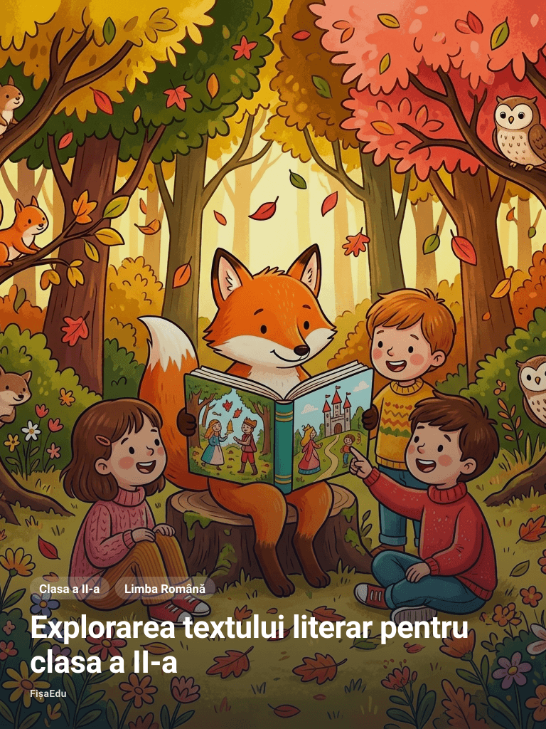 Explorarea textului literar pentru clasa a II-a