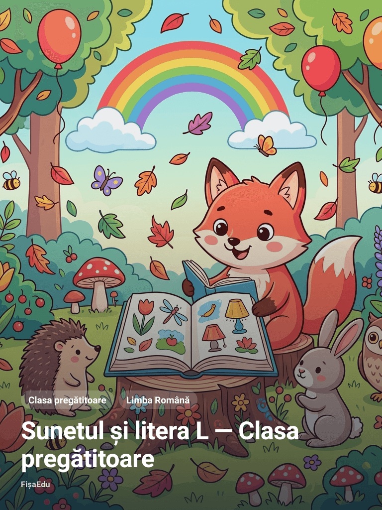 Sunetul și litera L — Clasa pregătitoare