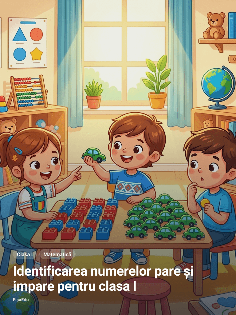 Identificarea numerelor pare și impare pentru clasa I