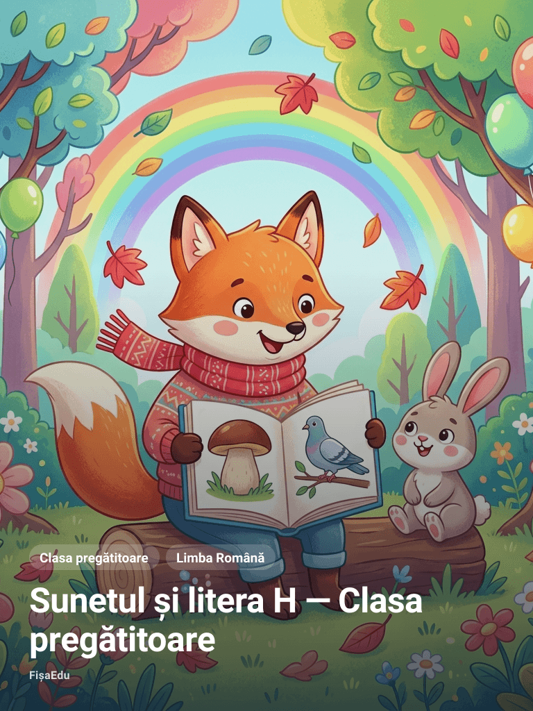 Sunetul și litera H — Clasa pregătitoare