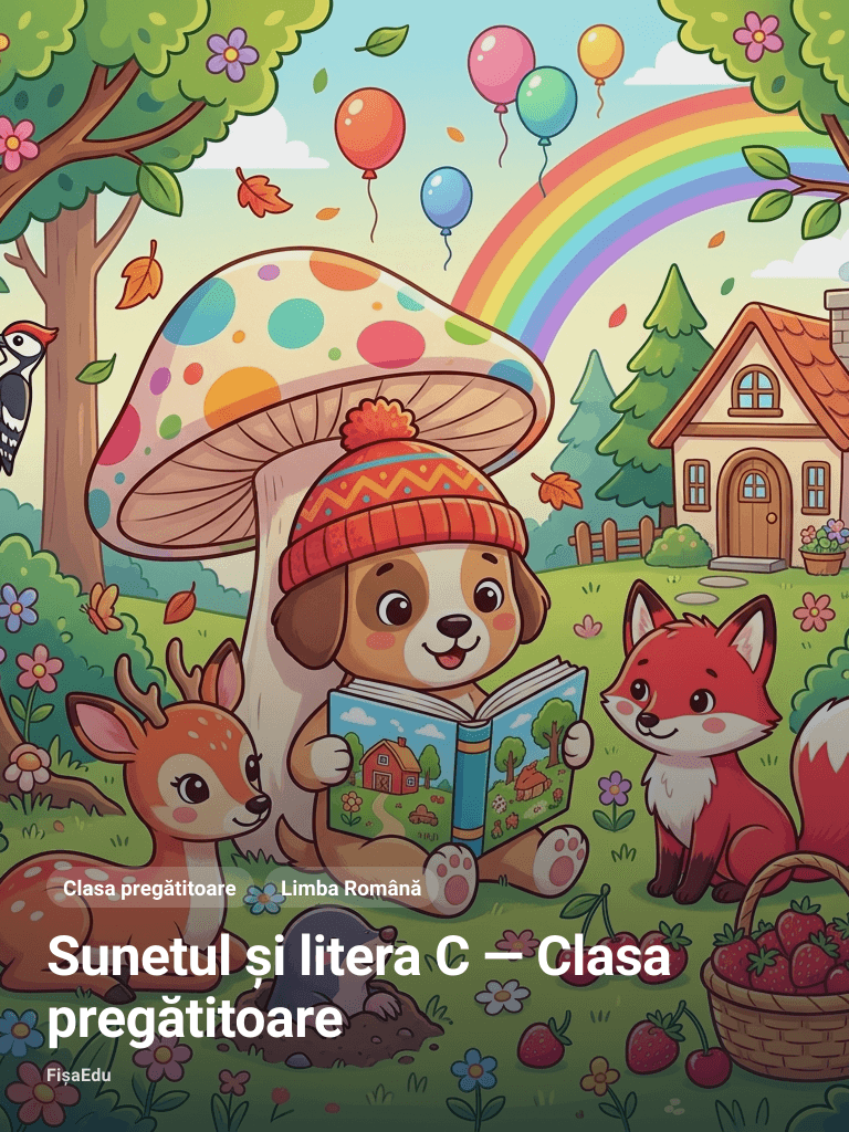 Sunetul și litera C — Clasa pregătitoare
