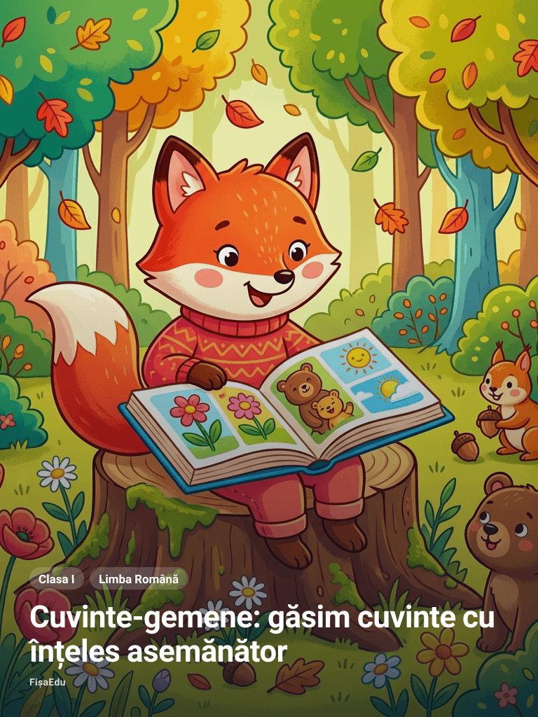Cuvinte-gemene: găsim cuvinte cu înțeles asemănător