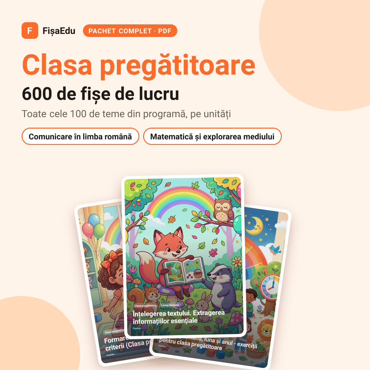 Coperta: Pachet complet clasa pregătitoare